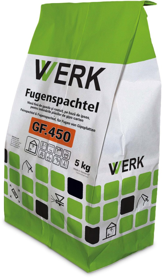 GR.450 Chit de ipsos pentru plăci de gips-carton, alb, 5kg