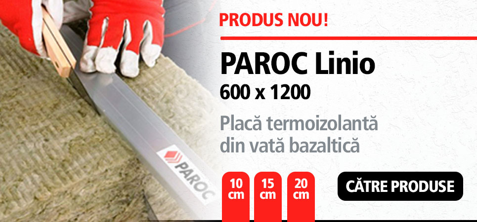 Produs nou! Paroc - Vata Bazaltica pentru Termoizolatii - 10, 15, 20cm